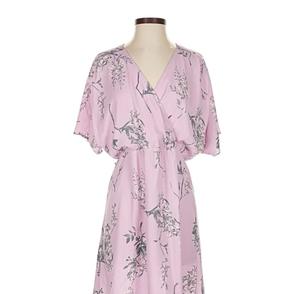 Leith Lavender Pink Floral Mini Dress